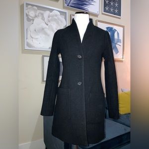 Abercrombie Pea Coat Wool/Poly S